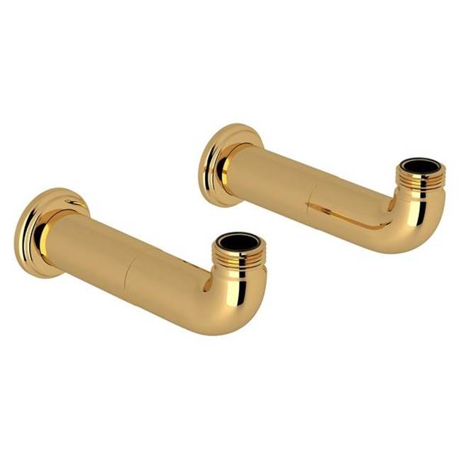 Rohl - Extended Wall Unions - English Gold