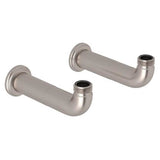 Rohl - Extended Wall Unions - Satin Nickel