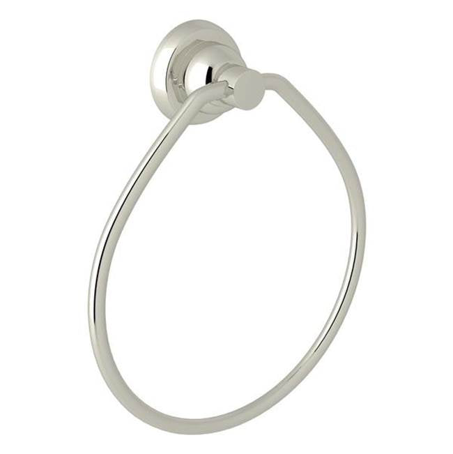 Rohl - HolbornE Towel Ring - Polished Nickel