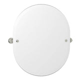 Rohl - HolbornE 25'' Oval Mirror - Polished Nickel