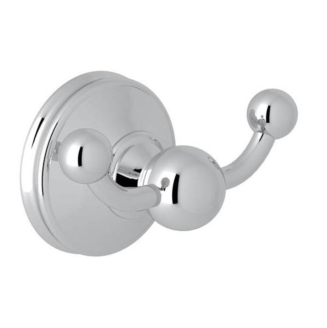 Rohl - Georgian EraE Double Robe Hook - Polished Chrome