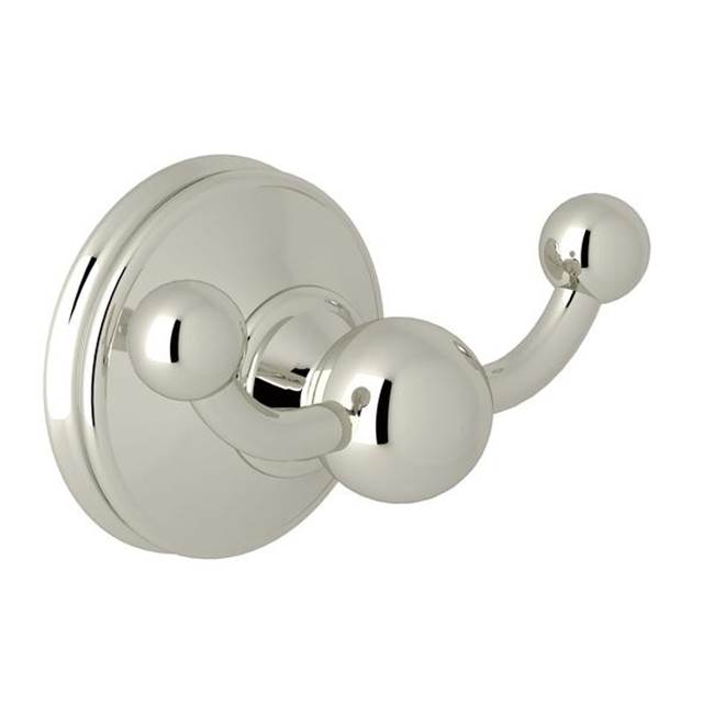 Rohl - Georgian EraE Double Robe Hook - Polished Nickel