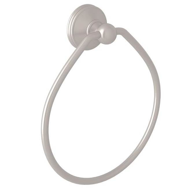 Rohl - Georgian EraE Towel Ring - Satin Nickel