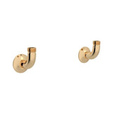 Rohl - Georgian EraE Bridge Kitchen Faucet Wall Unions - English Gold