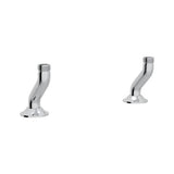 Rohl - Georgian EraE Bridge Kitchen Faucet Deck Unions - Polished Chrome