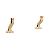 Rohl - Georgian EraE Bridge Kitchen Faucet Deck Unions - English Gold