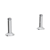 Rohl - Georgian EraE Bridge Faucet Straight Deck Unions - Polished Chrome