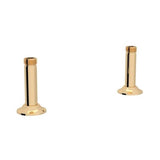 Rohl - Georgian EraE Bridge Faucet Straight Deck Unions - English Gold