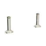 Rohl - Georgian EraE Bridge Faucet Straight Deck Unions - Polished Nickel