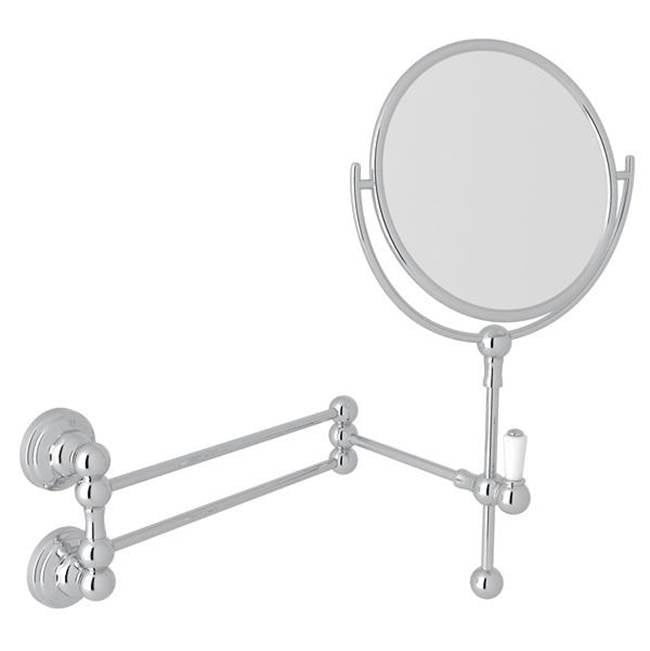 Rohl - Wall Mount Makeup Mirror - Polished Chrome