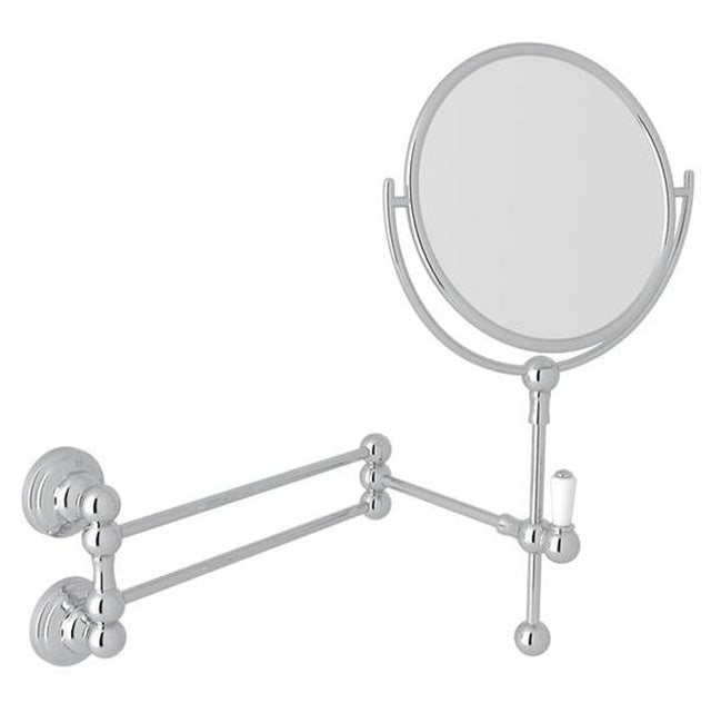 Rohl - Wall Mount Makeup Mirror - Polished Chrome