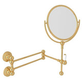 Rohl - Wall Mount Makeup Mirror - English Gold