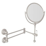 Rohl - Wall Mount Makeup Mirror - Satin Nickel