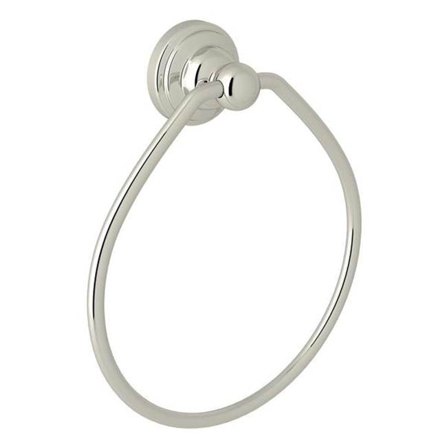 Rohl - EdwardianE Towel Ring - Polished Nickel
