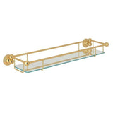Rohl - EdwardianE Wall Mount Tempered Glass Vanity Shelf - English Gold