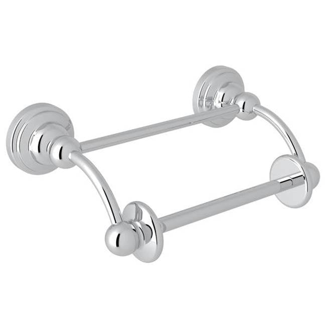 Rohl - EdwardianE Toilet Paper Holder With Lift Arm - Polished Chrome