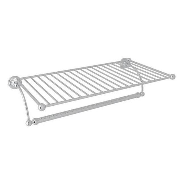 Rohl - EdwardianE Wall Mount Towel Shelf - Polished Chrome