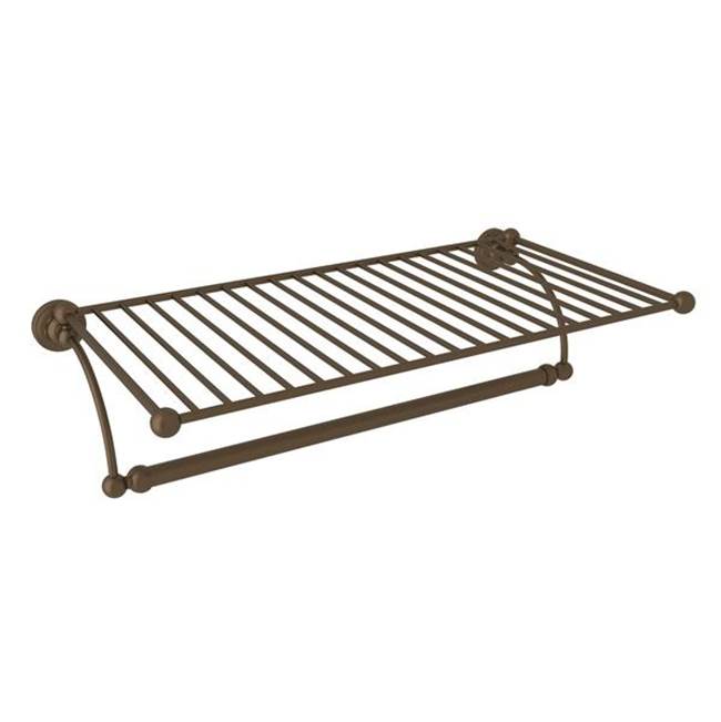 Rohl - EdwardianE Wall Mount Towel Shelf - English Bronze