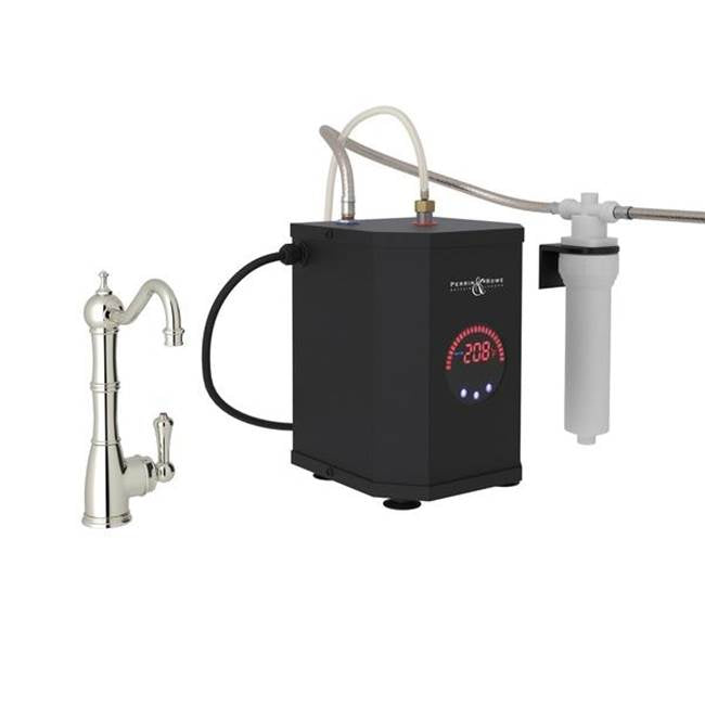 Rohl - EdwardianE Hot Water Dispenser, Tank And Filter Kit - Polished Nickel