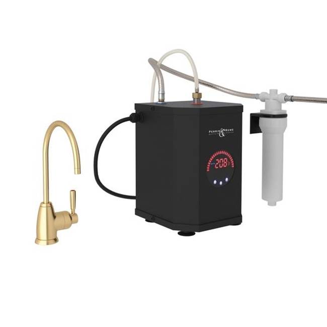 Rohl - HolbornE Hot Water Dispenser, Tank And Filter Kit - Satin English Gold