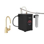 Rohl - HolbornE Hot Water Dispenser, Tank And Filter Kit - Satin English Gold