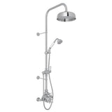 Rohl - EdwardianE 3/4'' Exposed Wall Mount Thermostatic Shower System - Polished Chrome