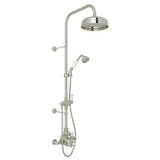 Rohl - EdwardianE 3/4'' Exposed Wall Mount Thermostatic Shower System - Polished Nickel