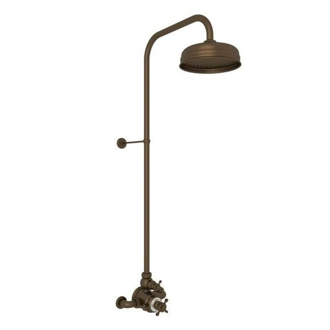 Rohl - EdwardianE 3/4'' Exposed Wall Mount Thermostatic Shower System - English Bronze
