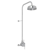 Rohl - EdwardianE 3/4'' Exposed Wall Mount Thermostatic Shower System - Polished Chrome