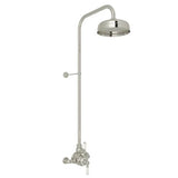 Rohl - EdwardianE 3/4'' Exposed Wall Mount Thermostatic Shower System - Polished Nickel