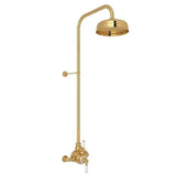 Rohl - EdwardianE 3/4'' Exposed Wall Mount Thermostatic Shower System - English Gold