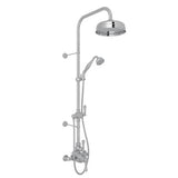 Rohl - Georgian EraE 3/4'' Exposed Wall Mount Thermostatic Shower System - Polished Chrome