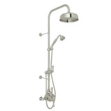 Rohl - Georgian EraE 3/4'' Exposed Wall Mount Thermostatic Shower System - Polished Nickel