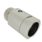 Rohl - Floor Pillar Unions With Shut-Off Valves - Polished Nickel