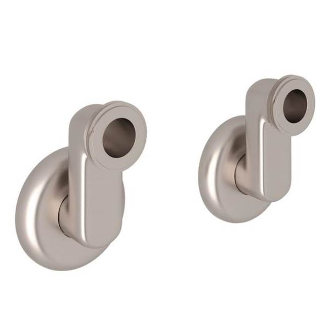 Rohl - Wall Unions - Satin Nickel