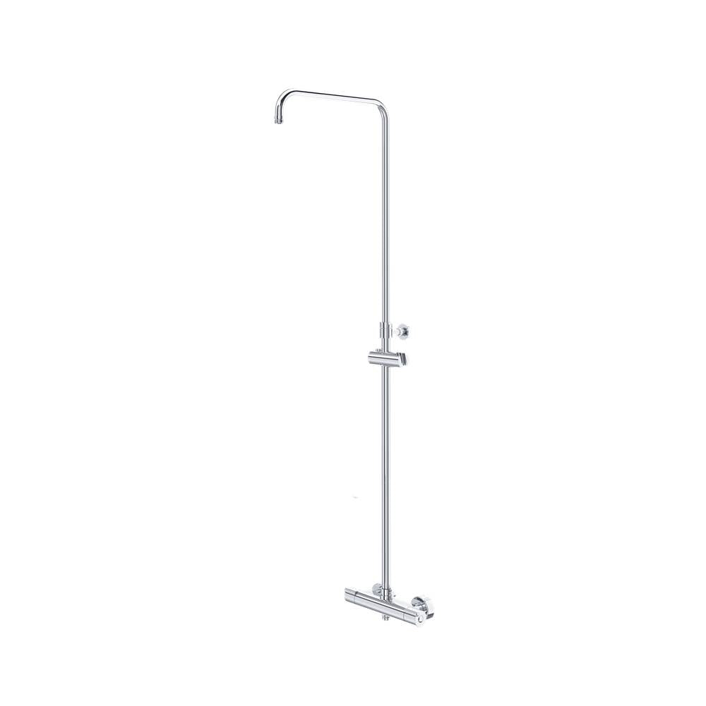 Rohl - Exposed Wall Mount Thermostatic Shower With Diverter - Polished Chrome