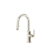 Rohl - ApothecaryE Pull-Down Bar/Food Prep Kitchen Faucet - Polished Nickel