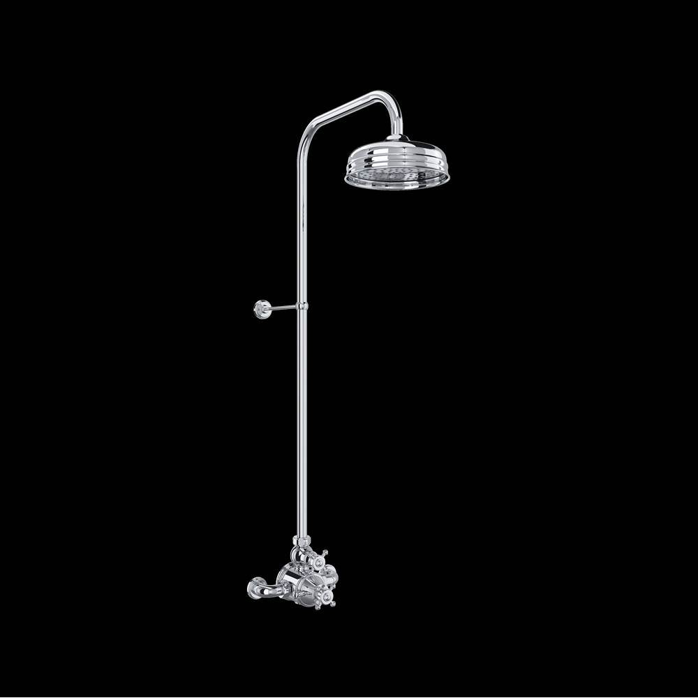 Rohl - Georgian EraE 3/4'' Exposed Wall Mount Thermostatic Shower System - Polished Chrome