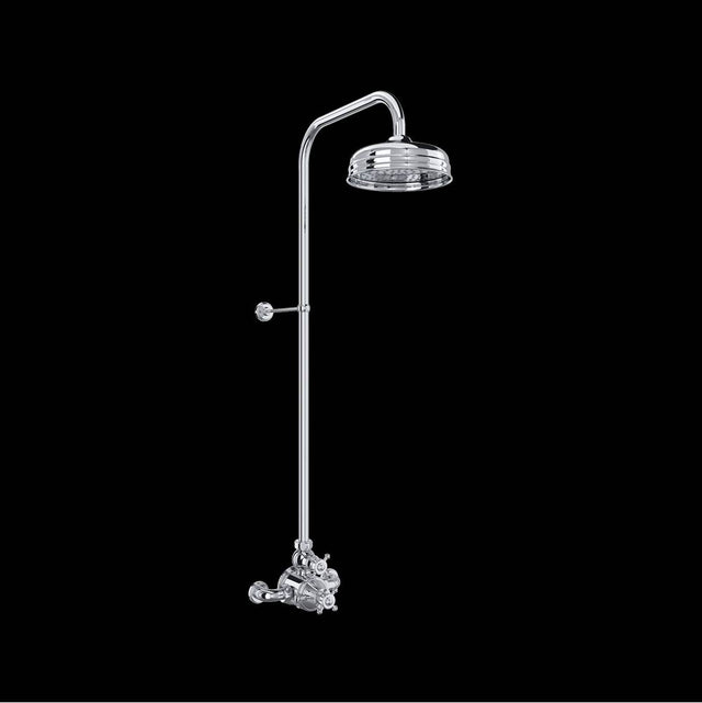 Rohl - Georgian EraE 3/4'' Exposed Wall Mount Thermostatic Shower System - Polished Chrome