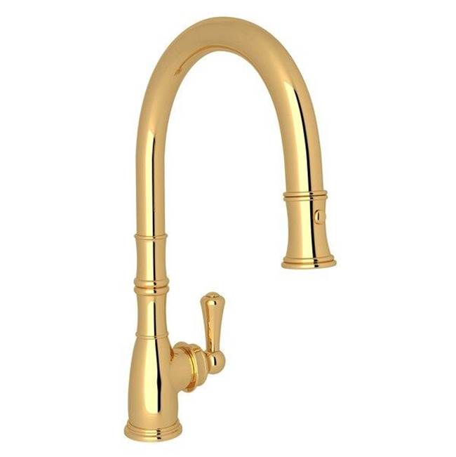 Rohl - Georgian EraE Pull-Down Kitchen Faucet - Satin English Gold