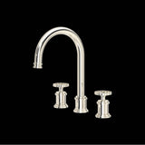 Rohl - ArmstrongE Widespread Lavatory Faucet With C-Spout - Polished Nickel