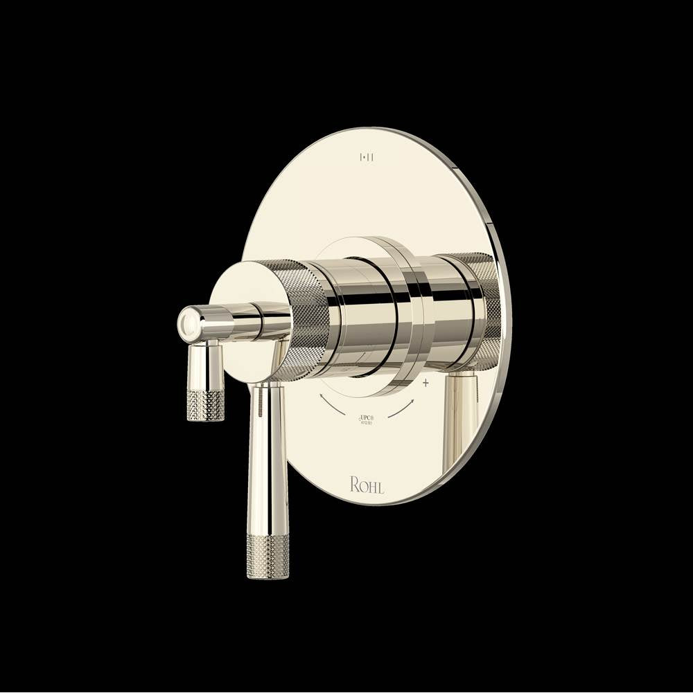 Rohl - AmahleE 1/2'' Therm & Pressure Balance Trim With 3 Functions - Polished Nickel