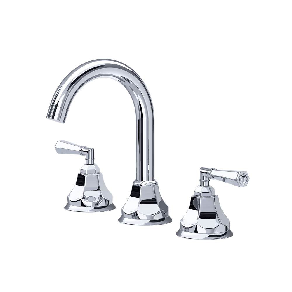 Rohl - Palladian Widespread Lavatory Faucet With C-Spout - Polished Chrome