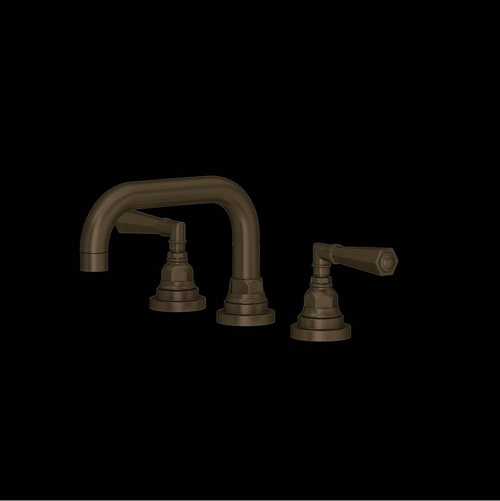 Rohl - San GiovanniE Widespread Lavatory Faucet With U-Spout - Tuscan Brass