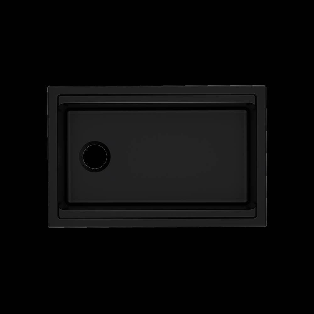Rohl - AlliaE 30'' Fireclay Undermount Chef/Workstation Sink - Satin Black