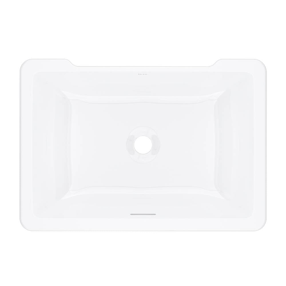 Rohl - EireneE 22'' x 16'' Undermount Rectangular Lavatory Sink - White (WH)