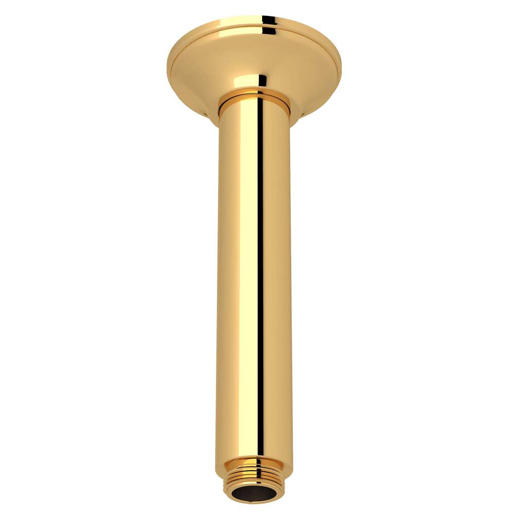 Rohl - 7'' Ceiling Mount Shower Arm - Italian Brass