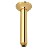 Rohl - 7'' Ceiling Mount Shower Arm - Italian Brass
