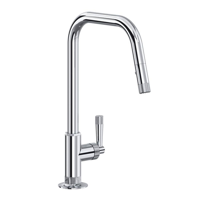 Rohl - Graceline Pull-Down Kitchen Faucet With U-Spout - Polished Chrome