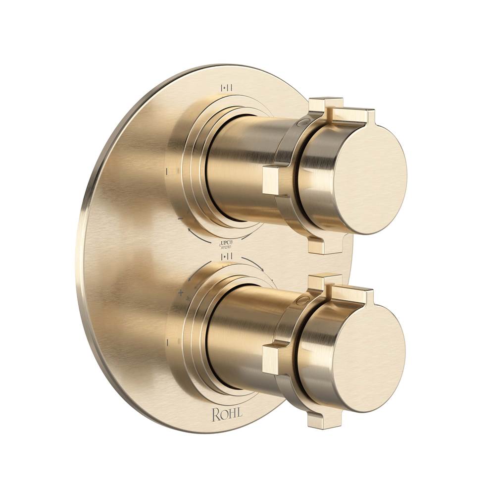 Rohl - Lombardia 3/4'' Therm & Pressure Balance Trim With 6 Functions - Satin Nickel